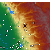 Nearby Forecast Locations - Grass Valley - Mapa
