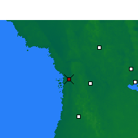Nearby Forecast Locations - Crystal River - Mapa