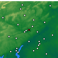Nearby Forecast Locations - Filadélfia - Mapa
