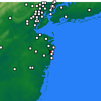 Nearby Forecast Locations - Asbury Park - Mapa