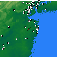 Nearby Forecast Locations - Freehold - Mapa