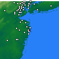 Nearby Forecast Locations - Red Bank - Mapa