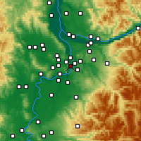 Nearby Forecast Locations - West Linn - Mapa