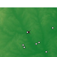 Nearby Forecast Locations - Hearne - Mapa
