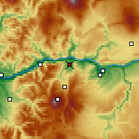 Nearby Forecast Locations - Hood River - Mapa