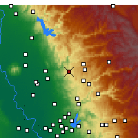 Nearby Forecast Locations - Penn Valley - Mapa