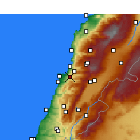 Nearby Forecast Locations - Brumana - Mapa