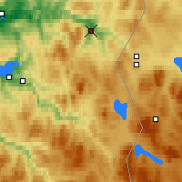 Nearby Forecast Locations - Meråker - Mapa