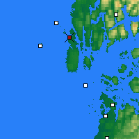 Nearby Forecast Locations - Haugesund - Mapa