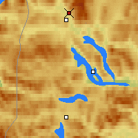 Nearby Forecast Locations - Hemavan - Mapa