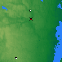 Nearby Forecast Locations - Målilla - Mapa