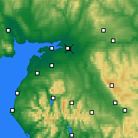 Nearby Forecast Locations - Brampton - Mapa
