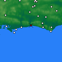 Nearby Forecast Locations - Brighton - Mapa