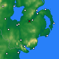 Nearby Forecast Locations - Royal Hillsborough - Mapa