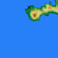 Nearby Forecast Locations - Mastro de rádio Hellissandur - Mapa