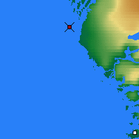 Nearby Forecast Locations - Ukiivik - Mapa