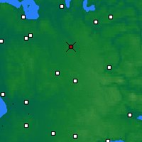 Nearby Forecast Locations - Karup - Mapa