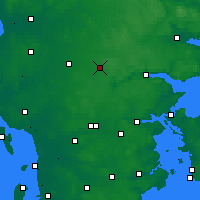 Nearby Forecast Locations - Billund - Mapa