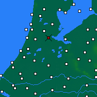 Nearby Forecast Locations - Amesterdão - Mapa