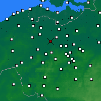 Nearby Forecast Locations - Gante - Mapa