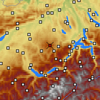 Nearby Forecast Locations - Napf - Mapa