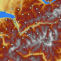 Nearby Forecast Locations - Sião - Mapa