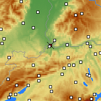 Nearby Forecast Locations - Basileia - Mapa