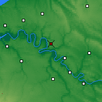 Nearby Forecast Locations - Ruão - Mapa