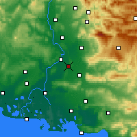 Nearby Forecast Locations - Avinhão - Mapa