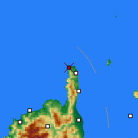 Nearby Forecast Locations - Cabo Corso - Mapa
