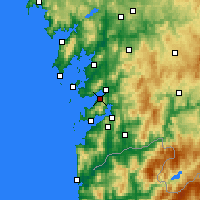 Nearby Forecast Locations - Marim - Mapa