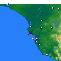 Nearby Forecast Locations - Rota - Mapa
