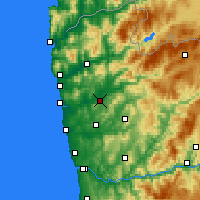 Nearby Forecast Locations - Braga - Mapa