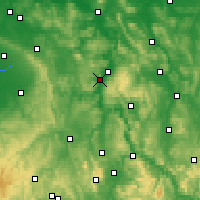 Nearby Forecast Locations - Höxter - Mapa