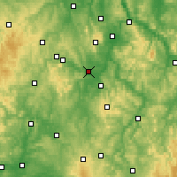 Nearby Forecast Locations - Fritzlar - Mapa