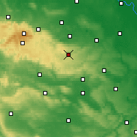 Nearby Forecast Locations - Harzgerode - Mapa