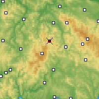 Nearby Forecast Locations - Kaltennordheim - Mapa