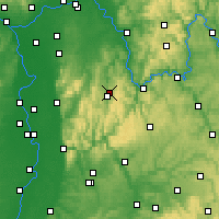Nearby Forecast Locations - Floresta de Oden - Mapa