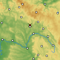 Nearby Forecast Locations - Lautertal - Mapa