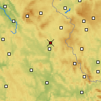 Nearby Forecast Locations - Grafenwöhr - Mapa