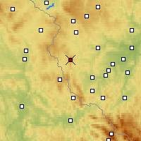Nearby Forecast Locations - Přimda - Mapa