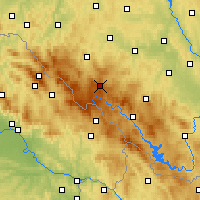 Nearby Forecast Locations - Churanov - Mapa