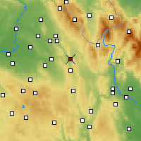 Nearby Forecast Locations - Ústí nad Orlicí - Mapa