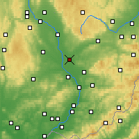 Nearby Forecast Locations - Přerov - Mapa