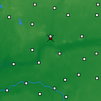 Nearby Forecast Locations - Piła - Mapa