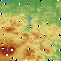 Nearby Forecast Locations - Nowy Sącz - Mapa
