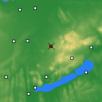 Nearby Forecast Locations - Pápa - Mapa