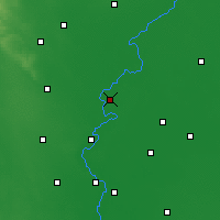Nearby Forecast Locations - Szolnok - Mapa