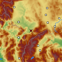 Nearby Forecast Locations - Prizren - Mapa