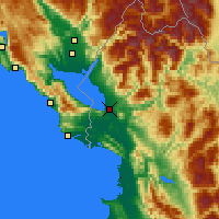 Nearby Forecast Locations - Escodra - Mapa